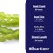 The Bead Chest African Recycled Glass Beads – Handmade in Ghana – Lime Green 7mm Strand for Jewelry Making, Crafts, and Home Decor I Approximately 80 Beads